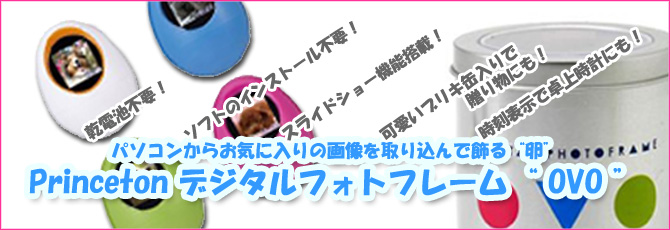 デジタルフォトフレーム「OVO」